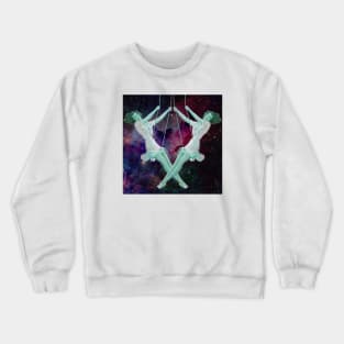 Swinging Space Ladies Crewneck Sweatshirt